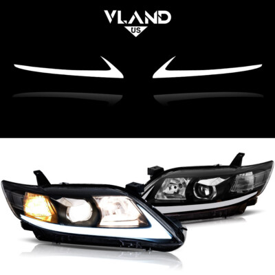 Pair Of Chrome Projector Headlights For 2010-2011 Toyota Camry – Left & Right Assembly 7 thumbnail image