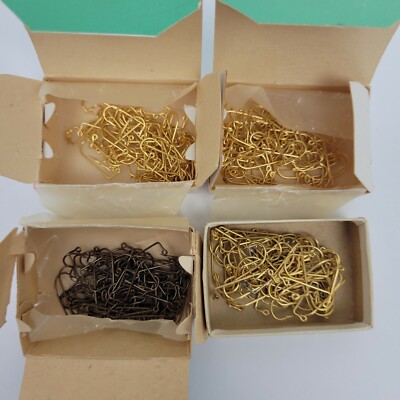 Vtg Mustad-Aberdeen 32760/32762 Goldplated Hooks Sizes 6 & 8~300+~