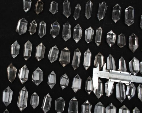 7.39lb 137Pcs Natural Clear Quartz Crystal Double Terminated Wand Points Healing - Imagen 4 de 12