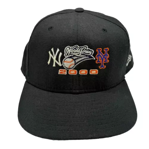 New York Yankees & Mets Vintage 2000 Subway Series New Era SnapBack Hat ML39.
