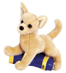 black and tan chihuahua stuffed animal
