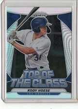 2020 PANINI PRIZM BASEBALL SILVER PRIZM KODY HOESE TOP OF THE CLASS LA DODGERS