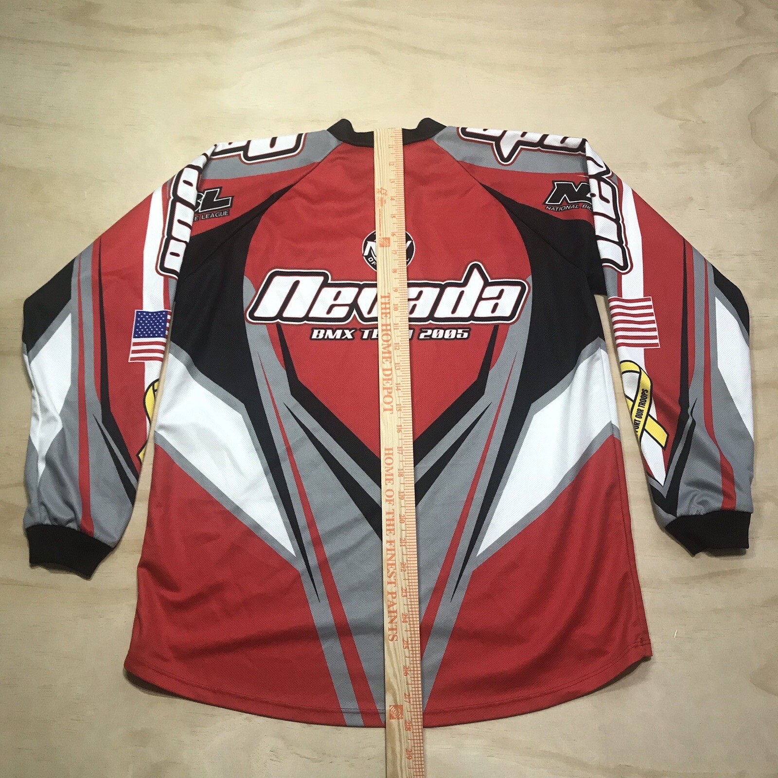 Hot Shoppe Designs BMX Cycling Jersey Mens Size Small Nevada 2005