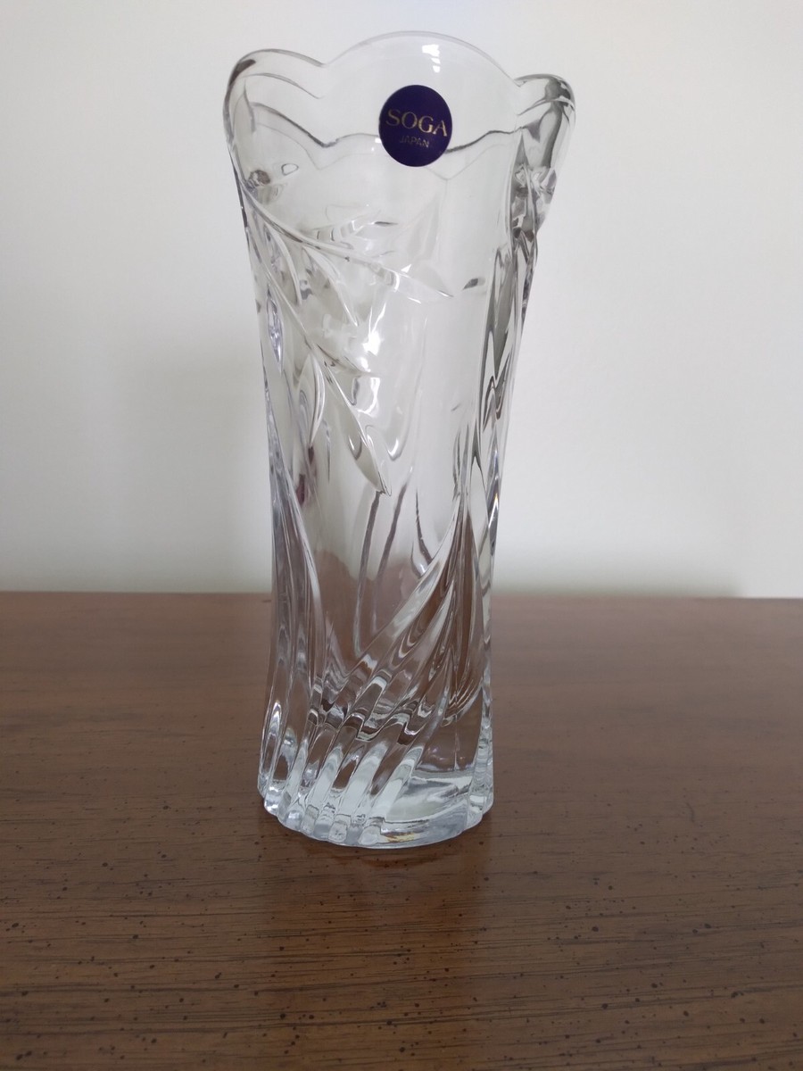 Soga Cut Glass Japan Vase - Approx. 8.5