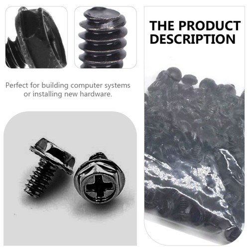100 PCS Computer Supply Case Screws Fasteners Motherboard Pci Slot - Afbeelding 8 van 12