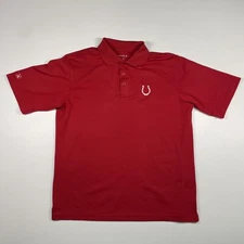 Indianapolis Colts Shirt Men’s Medium Red Short Sleeve Performance Polo Antigua