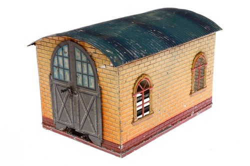 AC4472: Vintage Bing O Gauge Engine Shed 6166/0