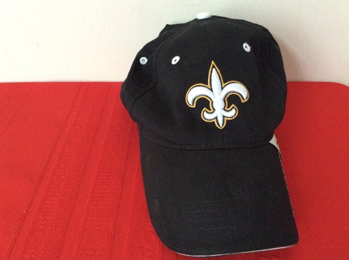NEW ORLEANS SAINTS BRAND CAP HAT BLACK 