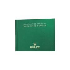 Rolex Garantie Handbuch guarantee worldwide service booklet Ref. 563.84