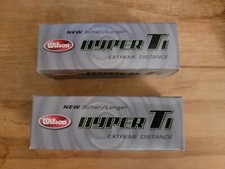 Wilson Hyper Ti Extreme Distance 6 Golf Balls 2 New Sleeves of 3 Each
