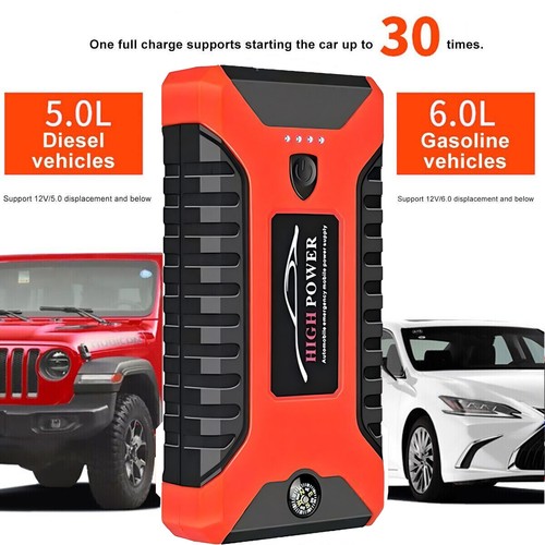 99800mAh Car Jump Starter Booster Jumper Box Power Bank Battery Charger Portable - Picture 2 of 7