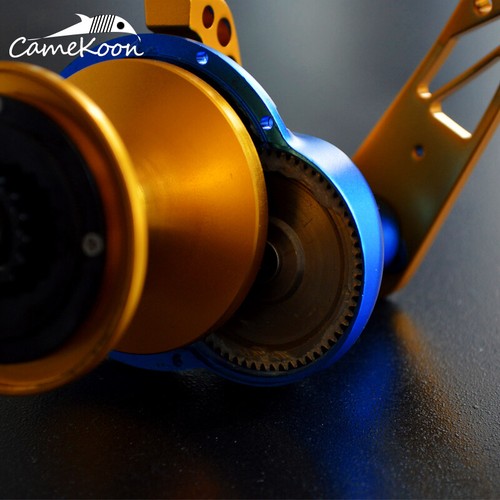 CAMEKOON Overhead Saltwater Trolling Powerful Big Game Slow Jigging Fishing Reel - Picture 5 of 12