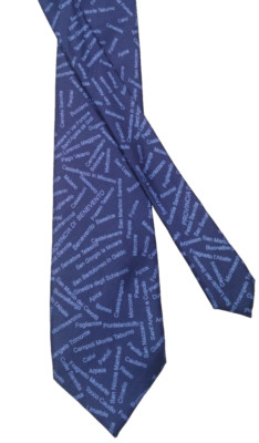 829  )   ALBERTO MUCCIOLO  MEN'S  TIE   100% SILK    MADE IN  ITALY
