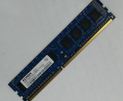 ELPIDA 4GB DDR3 1600 Desktop DIMM RAM 1Rx8 PC3L-12800U EBJ40UG8EFW0-GN-F  240pin