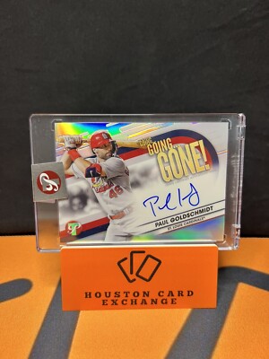 2023 Topps Pristine Paul Goldschmidt Going Going Gone! Auto #32/75 Cardinals