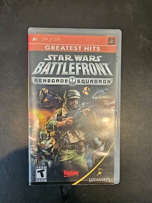 Star Wars Battlefront Renegade Squadron UMD PSP Complete W/ Case Booklet