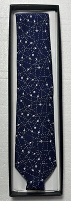 NEW VINELAND VINES OF MARTHA S VINEYARD 100% NAVY SILK TIE WITH JETS & GOLF BALL