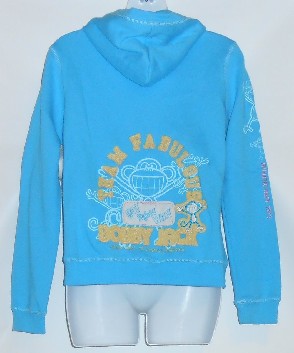 Bobby Jack Girls Embellished Hoodie Sweat Jacket + Key Chain Bobby Jack Girls Embellished Hoodie Sweat Jacket + Key Chain
