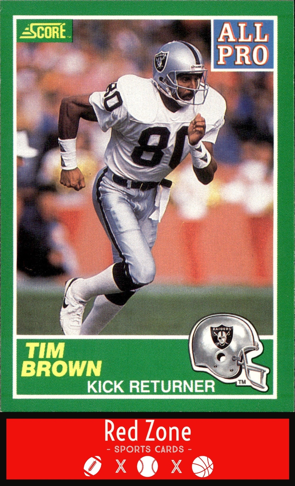 1989 Score - #305a Tim Brown NM/NM+