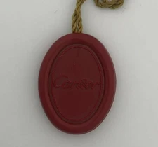 Rare Genuine SWISS Cartier Red Hang Tag