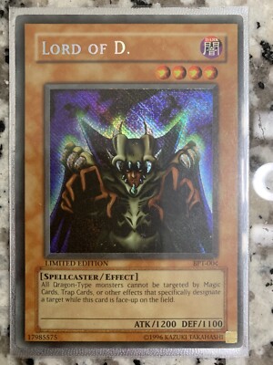 Yugioh Lord Of D. BPT-004 *MISPRINT REVERSE HOLO RARE* Limited