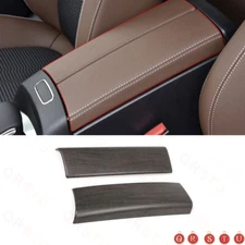 For Benz GLB W247 2020-2022 Wood Grain Central Console Armrest Box Cover Trim