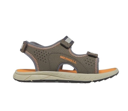 Merrell Oracle Brown Leather Hiking Shoes Peat Moss J43819  display picture 3