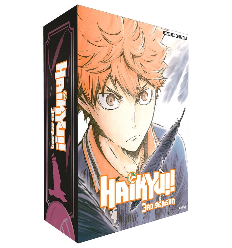 Haikyuu Haikyu Season 1 and 2 Limited Edition BluRay/DVD Premium Box Set OOP