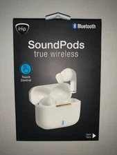 iHip Bluetooth SoundPods True Wireless Earbuds (White) *NEW*