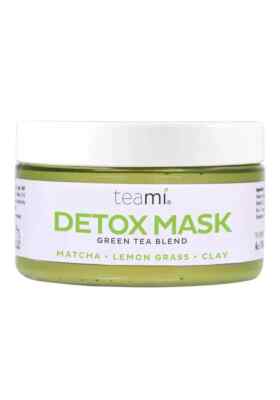 Teami Green Tea Blend Detox Mask - Matcha, Lemon Grass & Clay 6.5 Oz