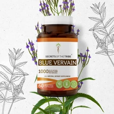 Secrets Of The Tribe Blue Vervain Capsules, 500 mg