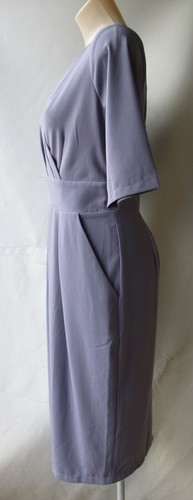Bird Keepers size 10 grey dress short sleeves stretch - Picture 5 of 5