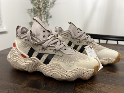 Adidas Trae Young 3 J Athletic Basketball Shoes Beige IG0728 Size 4 New 4Y 5.5W