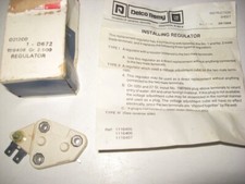 Gm Oem Built In Voltage Regulator Acdelco D672 Gm 1116406
