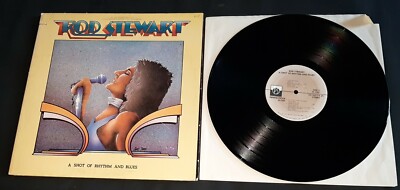 Rod Stewart LP A Shot of Rhythm and Blues 1976 Private Stock PS 2021 ex+