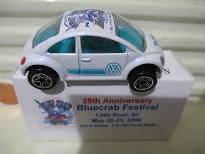 Matchbox 2006 25th LITTLE RIVER SC BLUE CRAB FESTIVAL VW Volkswagen CONCEPT 1 
