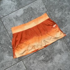 Nike Dri Fit Running Skort Pull On Skirt Athletic Golf Tennis Orange Ombre M