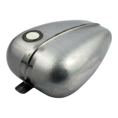 Paughco Ribbed Mustang Tank für Tankdeckel ab 1982 3,3 Gal. f. Harley - Davidson
