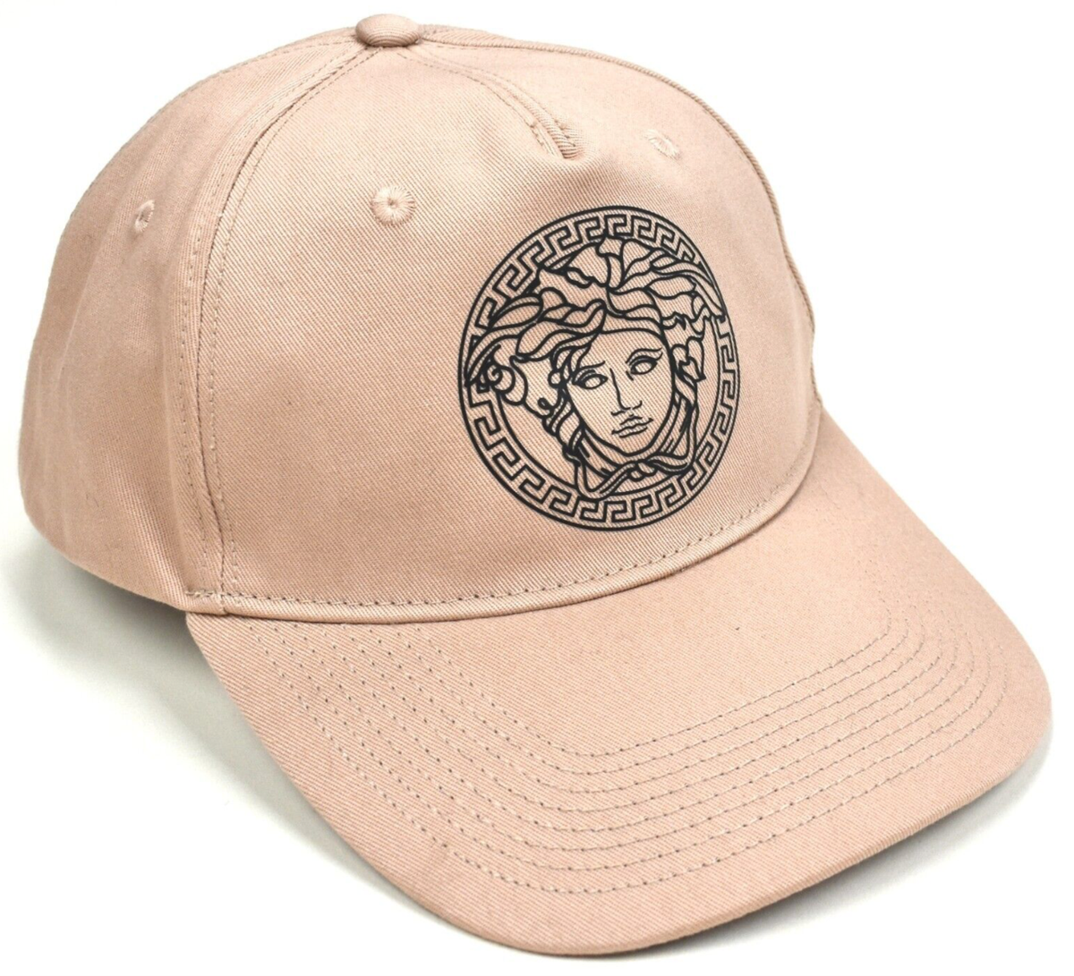 VERSACE メデューサ ベースボールキャップ ピンク NWT Versace Iconic Medusa Logo Blush Pink Adjustable Baseball Cap