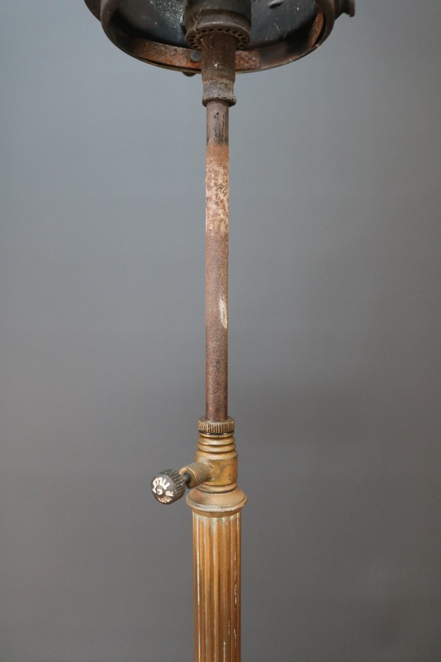 Tilley Lamp TL10 Table Model Vintage Brass with Corinthian Column 1940s