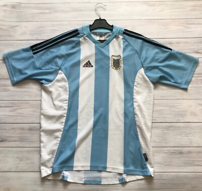 Argentina 2002 - 2004 Home football shirt jersey Adidas size S | eBay