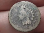1859 Copper Nickel Indian Head Cent Penny- About Good Details