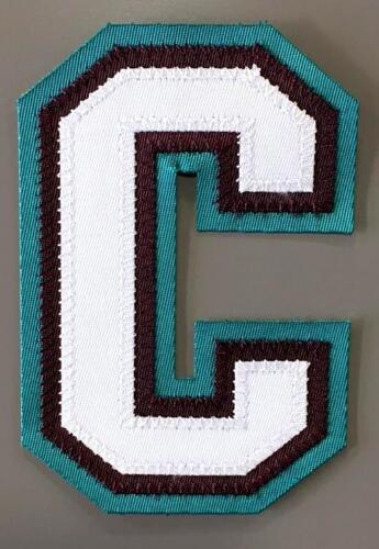 ANAHEIM DUCKS CAPTAINS "C" PATCH FOR 1990'S STYLE MAROON JERSEY PAUL KARIYA - Picture 1 of 2