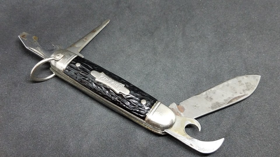 Vintage Imperial KAMPKING MultiTool 3.75" Pocket Knife PreOwned
