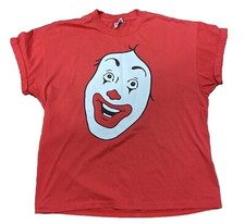Vintage 90s McDonald's Ronald McDonald Big Face Head Logo TShirt XL