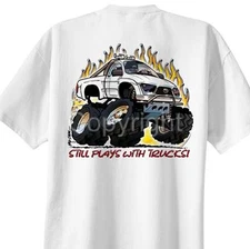 Toyota Tacoma 4x4 Cartoon T-shirt #4084 dave deal off road pickup truck