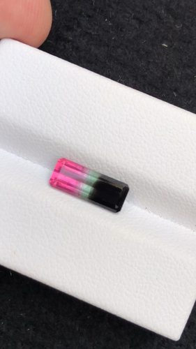 1ct Rare Unique Aesthetic Tricolor Natural Tourmaline Ethically Sourced - Video 1 of 1