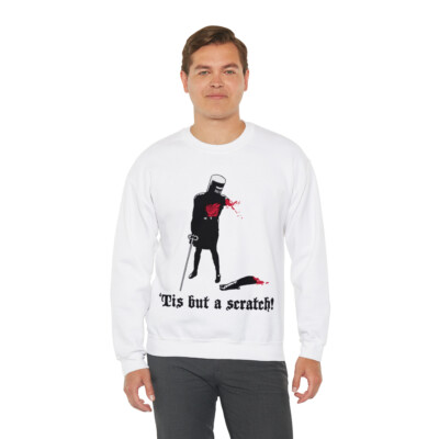 'Tis But A Scratch | Unisex | Heavy Blend | Sweatshirt | Monty Python