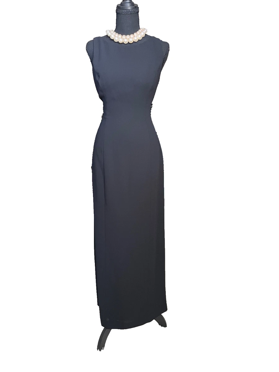 chinese dress ladies Cali Chic Women Dress Black Sheer Mesh Long Sleeve Twisted Knot Side S
