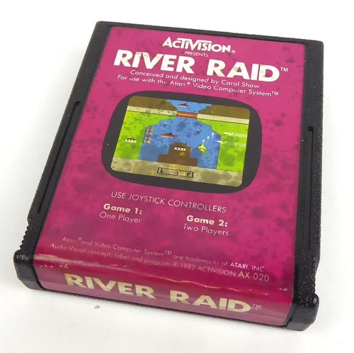 Atari 2600 Game -- RIVER RAID (Activision) -- VCS